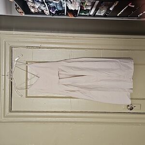 Open front beige tunic